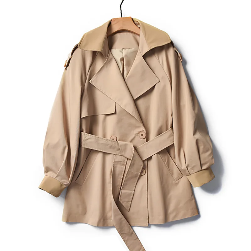 2019 Windbreaker Autumn Overcoat New Women Fashion Coat Casual Short Trench Turn-down Collar For Lady Korean With Belt Clothes
2019 Windbreaker Autumn Overcoat New Women Fashion Coat Casual Short Trench Turn-down Collar For Lady Korean With Belt Clothes
