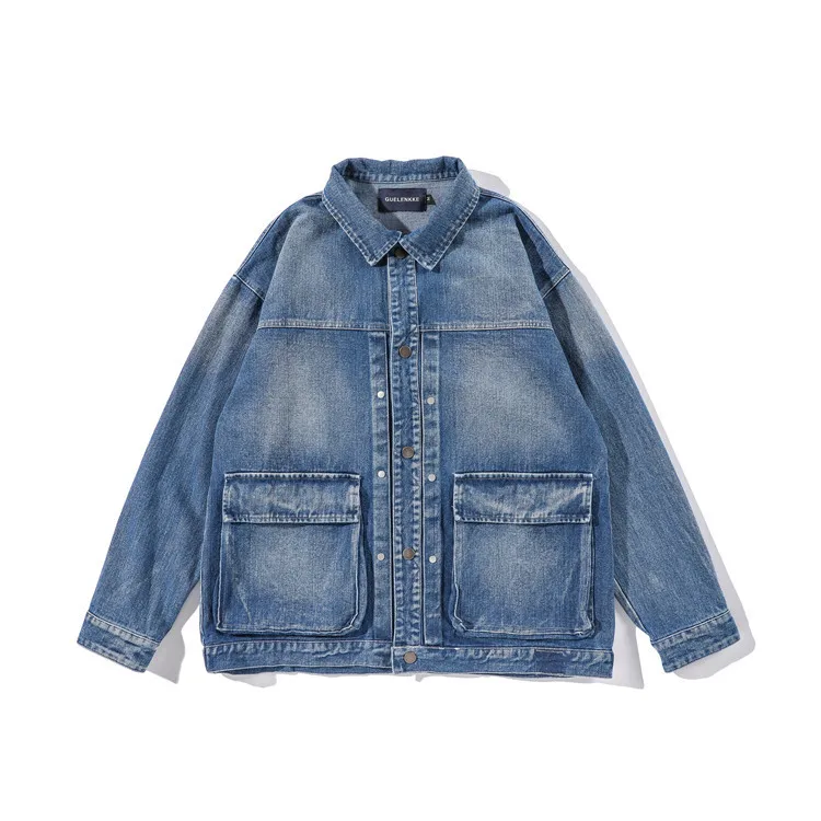 City Where the Product 2019 Autumn New Style Japanese-style Popular Brand Origional MEN'S Denim Jacket Jacket Men
City Where the Product 2019 Autumn New Style Japanese-style Popular Brand Origional MEN'S Denim Jacket Jacket Men