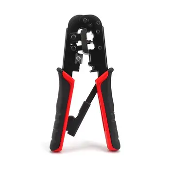 Network Cable Crystal Head Stripper Multi-functional Electrician Crimping Pliers UTP/STP Round Twisted Pair Stripping Cutter
Network Cable Crystal Head Stripper Multi-functional Electrician Crimping Pliers UTP/STP Round Twisted Pair Stripping Cutter