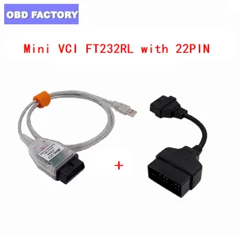 Latest V14.20.019 MINI VCI Interface For TOYOTA TIS Techstream MINI-VCI FT232RL Chip J2534 OBD2 Diagnostic Cable Free Shipping
Latest V14.20.019 MINI VCI Interface For TOYOTA TIS Techstream MINI-VCI FT232RL Chip J2534 OBD2 Diagnostic Cable Free Shipping