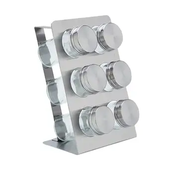 6Pcs Seasoning Cans Durable Portable Dustproof Stainless Steel Spice Seasoning Bottles Seasoning Jars for Outdoor Barbecue 
6Pcs Seasoning Cans Durable Portable Dustproof Stainless Steel Spice Seasoning Bottles Seasoning Jars for Outdoor Barbecue