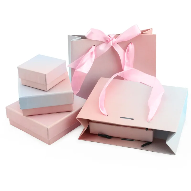 Beautiful Gradient Fashion Box Ring Necklace Ear Nail Collection Box Fresh Gift Box Valentine's Day Party Gift Boxes Bags
Beautiful Gradient Fashion Box Ring Necklace Ear Nail Collection Box Fresh Gift Box Valentine's Day Party Gift Boxes Bags