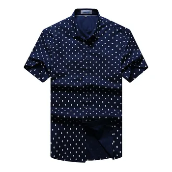Extra Large Size White Dot Short Sleeve Shirt Male Plus Fat Plus Large Size Leisure Loose Jacket Fat Man 300 Jin Shirt
Extra Large Size White Dot Short Sleeve Shirt Male Plus Fat Plus Large Size Leisure Loose Jacket Fat Man 300 Jin Shirt
