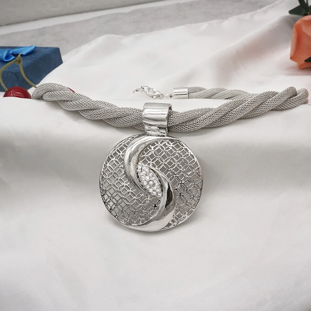 Fashion Jewelry Set Dubai Gold Color Nigerian Wedding African Round Pendant Necklace Jewellery Set Party Gift 9 Mallzona H8bd709d82f8f4d67a8977658d2475248M Fashion Jewelry Set Dubai Gold Color Nigerian Wedding African Round Pendant Necklace Jewellery Set Party Gift Mallzona