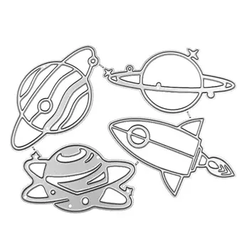 Planet Rocket Metal Cutting Dies Stencil Scrapbooking DIY Album Stamp Paper Card Embossing Decor Craft
Planet Rocket Metal Cutting Dies Stencil Scrapbooking DIY Album Stamp Paper Card Embossing Decor Craft
