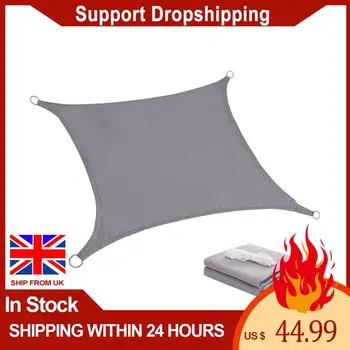 3x5M Quadrilateral Sun Shade Sail Polyester Canopy Waterproof UV Block for Garden Swimming Pool (Grey) 
3x5M Quadrilateral Sun Shade Sail Polyester Canopy Waterproof UV Block for Garden Swimming Pool (Grey)