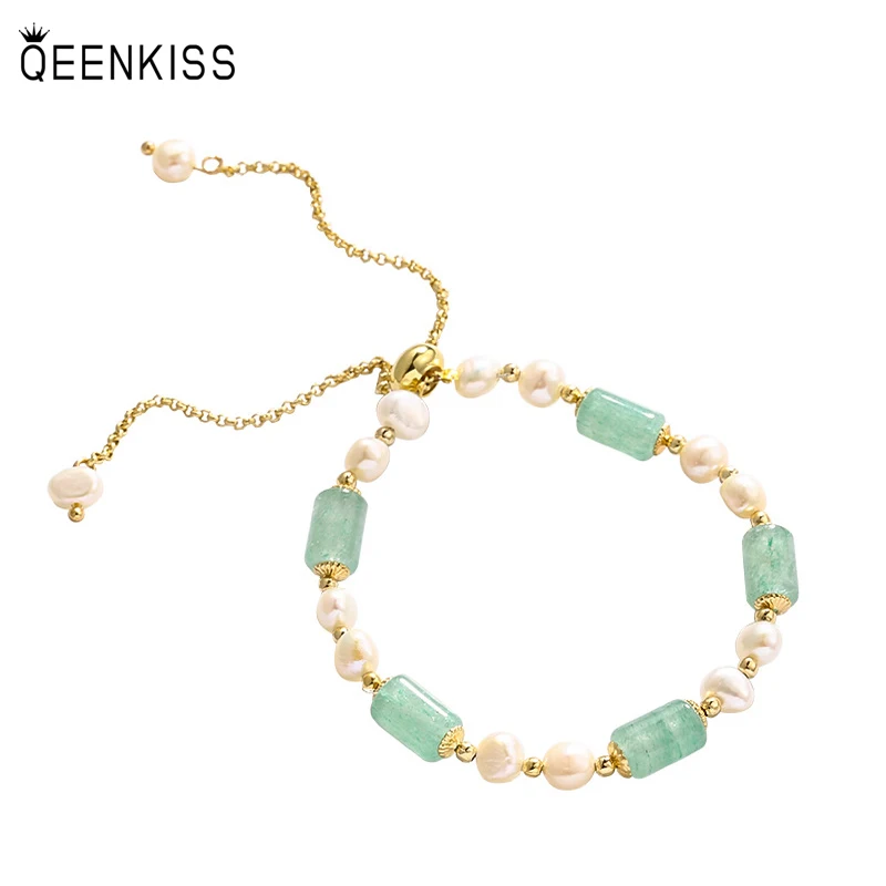 QEENKISS BT702 Fine Jewelry Wholesale Fashion Trendy Woman Girl Birthday Wedding Gift Retro Pearl Chalcedony 18KT Gold Bracelet
QEENKISS BT702 Fine Jewelry Wholesale Fashion Trendy Woman Girl Birthday Wedding Gift Retro Pearl Chalcedony 18KT Gold Bracelet