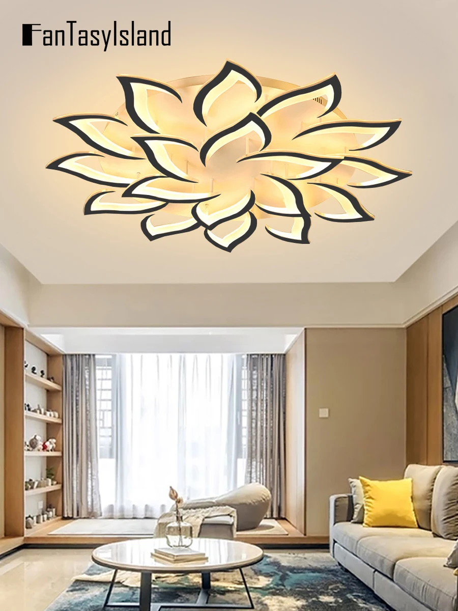Modern led Chandelier For Living Room Bedroom Home Led Ceiling Chandelier Lamp Lighting fixture With Remote Control Dimmable
Modern led Chandelier For Living Room Bedroom Home Led Ceiling Chandelier Lamp Lighting fixture With Remote Control Dimmable