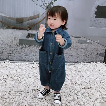 Newborn Baby Jeans Rompers Baby Boy Girls Spring Autumn Baby Gentleman Jeans One-piece Clothes Soft Skin Outwear
Newborn Baby Jeans Rompers Baby Boy Girls Spring Autumn Baby Gentleman Jeans One-piece Clothes Soft Skin Outwear