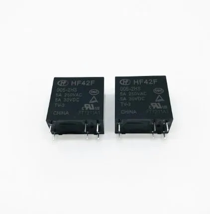 Новое реле 5 в HF42F 005-2HS HF42F-005-2HS 005-2HS JZC-42F 5VDC DC5VC 5V 5A 250VAC DIP6
Новое реле 5 в HF42F 005-2HS HF42F-005-2HS 005-2HS JZC-42F 5VDC DC5VC 5V 5A 250VAC DIP6