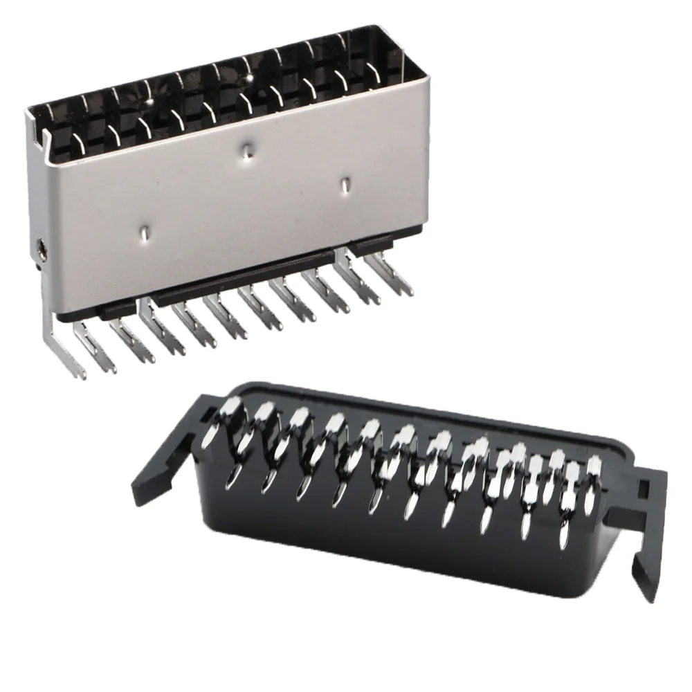 10 шт. CS-110 21Pin SCART путь с ЧПУ Токарный станок щетка + CS-104 Jack разъем двойной ряд
