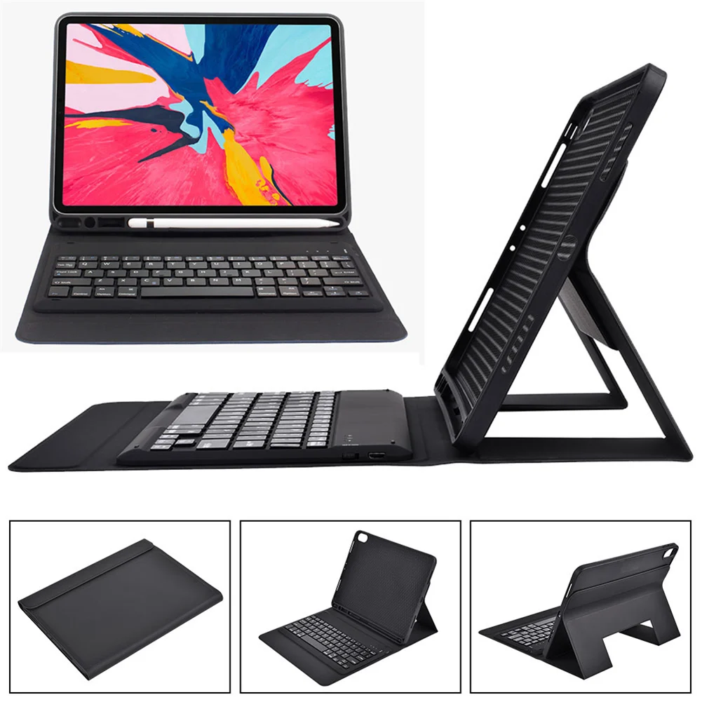 Wireless Keyboard Case Cover for iPad Pro 12.9 Inch 2018 2 in 1 PU Leather Shockproof Flip Folio Back Stand Tablet Shell funda
Wireless Keyboard Case Cover for iPad Pro 12.9 Inch 2018 2 in 1 PU Leather Shockproof Flip Folio Back Stand Tablet Shell funda