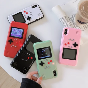 GB Gameboy Tetris Phone Cases for iPhone X 6 6s 7 7plus 8 8plus Plus X XR 11 Pro Max Game Console Cover Protection Gift Case
GB Gameboy Tetris Phone Cases for iPhone X 6 6s 7 7plus 8 8plus Plus X XR 11 Pro Max Game Console Cover Protection Gift Case