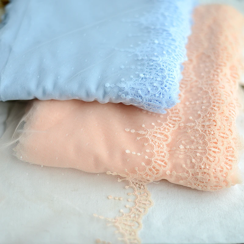 4M/lot 6cm/16cm wide thin net milk rayon embroidered light orange pink/sky blue lace trim garments trim X478
4M/lot 6cm/16cm wide thin net milk rayon embroidered light orange pink/sky blue lace trim garments trim X478