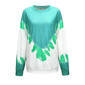 Womens Round Neck Long Sleeve Sweatshirt Tie-Dye Gradient Printed Pullover Tops Casual Loose Streetwear Shirts S-5XL
Womens Round Neck Long Sleeve Sweatshirt Tie-Dye Gradient Printed Pullover Tops Casual Loose Streetwear Shirts S-5XL
