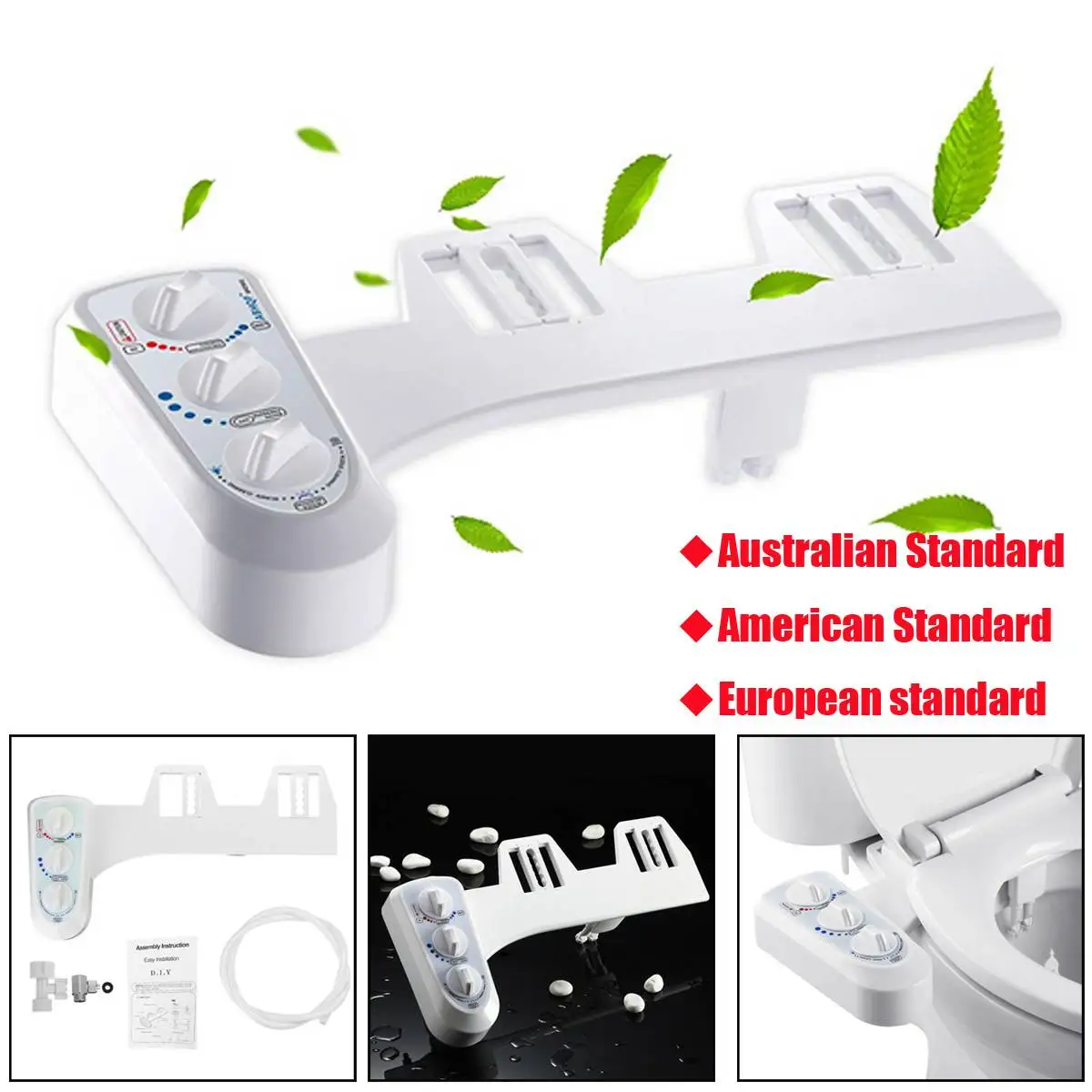 Hot/Cold Water Non-Electric Bathroom Toilet Seat Bidet Spray Toilet Seat Double Nozzle Gynecological Washing Guns Sprayer
Hot/Cold Water Non-Electric Bathroom Toilet Seat Bidet Spray Toilet Seat Double Nozzle Gynecological Washing Guns Sprayer
