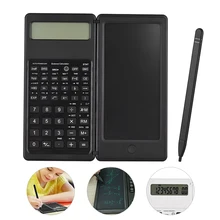 Scientific Calculator 10 Digit Arithmetic Calculator with Tablet Drawing Pad Stylus Pen LCD Writing Board Erase Button Lock
Scientific Calculator 10 Digit Arithmetic Calculator with Tablet Drawing Pad Stylus Pen LCD Writing Board Erase Button Lock