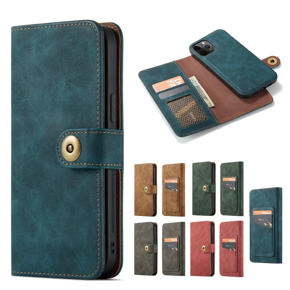Flip Wallet Case for iPhone 12 11 Pro XS Max XR X SE 2020 6 8 7 Plus Cover Retro Leather 2 in 1 Magnetic Detachable Phone Bag
Flip Wallet Case for iPhone 12 11 Pro XS Max XR X SE 2020 6 8 7 Plus Cover Retro Leather 2 in 1 Magnetic Detachable Phone Bag
