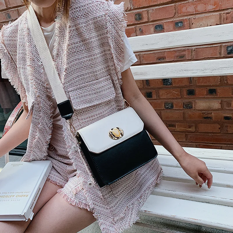 Baggage Chao Korean Version Baitao Colour Hand-held Single Shoulder Bag Fashionable Simple Oblique Crossing Small Square Bag
Baggage Chao Korean Version Baitao Colour Hand-held Single Shoulder Bag Fashionable Simple Oblique Crossing Small Square Bag