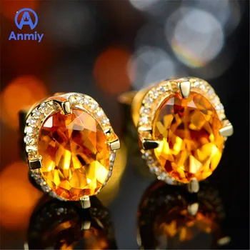 Anmiy New Elegant High-end Yellow Crystal Women's Luxury Fashion Earrings
Anmiy New Elegant High-end Yellow Crystal Women's Luxury Fashion Earrings
