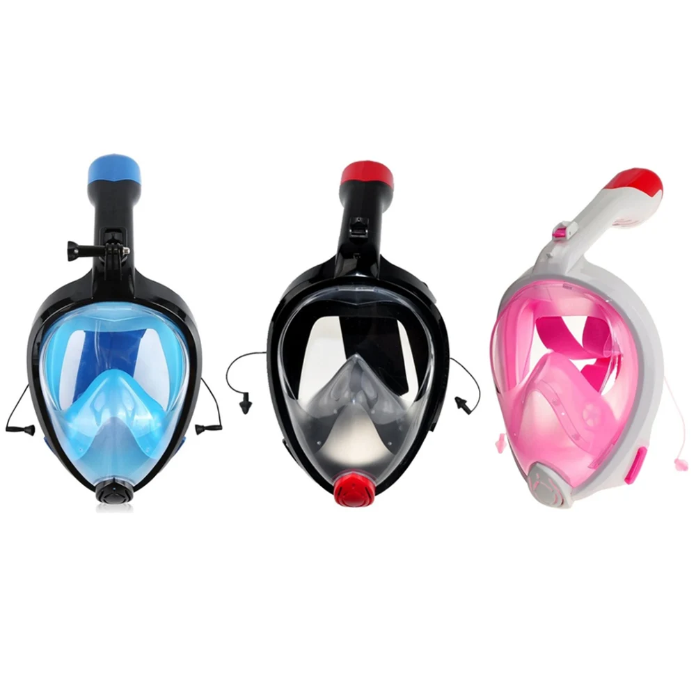 Full Face Snorkeling Masks Swimming Panoramic View Anti-fog Anti-Leak Snorkel Scuba Underway Folding diving Mask Face 
Full Face Snorkeling Masks Swimming Panoramic View Anti-fog Anti-Leak Snorkel Scuba Underway Folding diving Mask Face