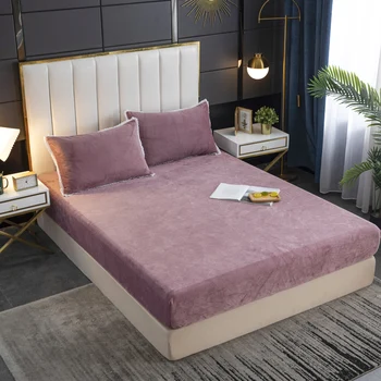 Luxury Flannel Fleece soft Fitted Sheet single double elastic bed sheet bedding twin full queen king Mattress cover Home textile
Luxury Flannel Fleece soft Fitted Sheet single double elastic bed sheet bedding twin full queen king Mattress cover Home textile