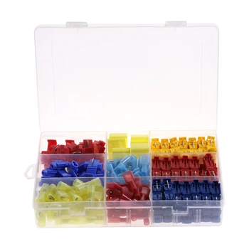 216Pcs Wire Cable Connectors Terminals Crimp Scotch Lock Quick Splice Electrical Car Audio 22-10AWG Kit Tool Set
216Pcs Wire Cable Connectors Terminals Crimp Scotch Lock Quick Splice Electrical Car Audio 22-10AWG Kit Tool Set