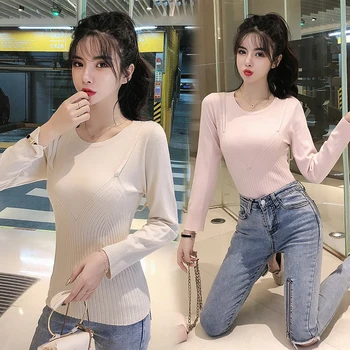3225 #2019 New Style Summer Crew Neck Knitted Pullover Base Shirt Tops Women's Slim Fit
3225 #2019 New Style Summer Crew Neck Knitted Pullover Base Shirt Tops Women's Slim Fit