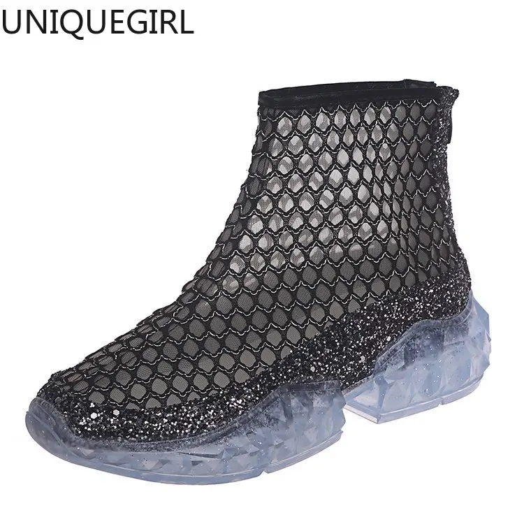 2020 Jelly Single Shoes New Spring and Autumn Women's Mid-heel Mesh Sandals Flat Non-slip Breathable Women's Boots
2020 Jelly Single Shoes New Spring and Autumn Women's Mid-heel Mesh Sandals Flat Non-slip Breathable Women's Boots