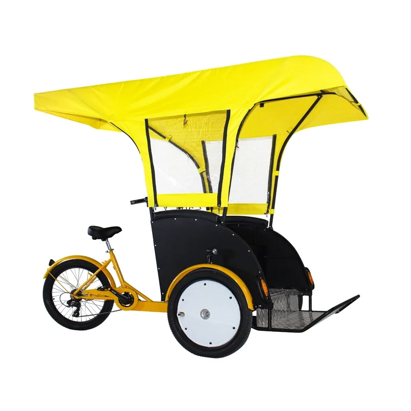 Педаль Электрический педаль рикша передняя загрузка обратный пассажирский