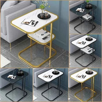 Creative Living Room Small Tea Table Sofa Corner Iron Frame Coffee Table 2 Layer Sofa Side Table With One Shelf Nordic Style
Creative Living Room Small Tea Table Sofa Corner Iron Frame Coffee Table 2 Layer Sofa Side Table With One Shelf Nordic Style