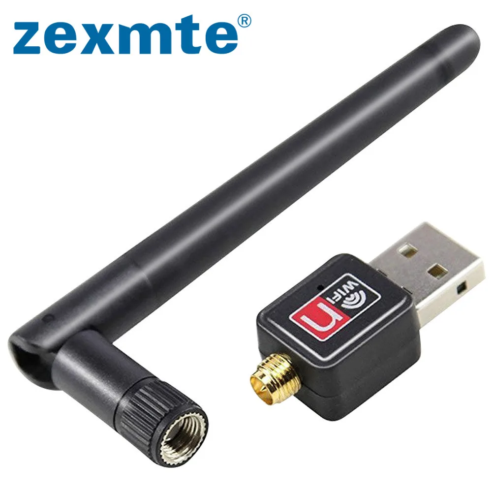 ZEXMTE 150Mbps USB Wifi Adapter Laptop Wireless USB WiFi Adapter Antenna WiFi Network Dongle Adapter Support Windows XP/Vista
ZEXMTE 150Mbps USB Wifi Adapter Laptop Wireless USB WiFi Adapter Antenna WiFi Network Dongle Adapter Support Windows XP/Vista