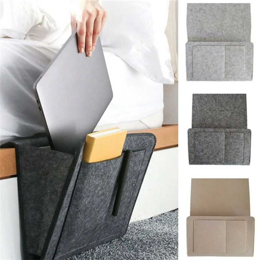 Practical Durable Felt Bedside Storage Hanging Bag Gadget Organizer Caddy Bed Book IPad Sofa Holder Pockets 32cm X 20cm
Practical Durable Felt Bedside Storage Hanging Bag Gadget Organizer Caddy Bed Book IPad Sofa Holder Pockets 32cm X 20cm