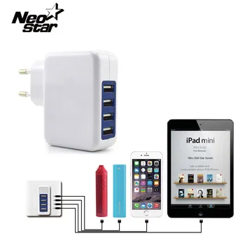 4 Port USB Charger EU US Plug For IPad For IPhone Samsung Phone Tablet 5V 4.2A Universal Wall Travel Power Adapter Charging Hub
4 Port USB Charger EU US Plug For IPad For IPhone Samsung Phone Tablet 5V 4.2A Universal Wall Travel Power Adapter Charging Hub