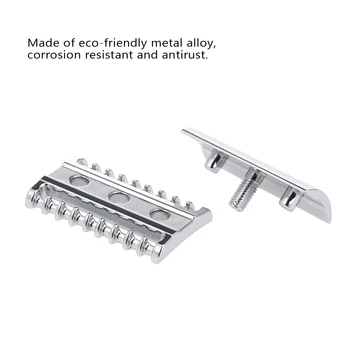New Barber Safety Razor Head for Shaving Razor Open Head Comb Head Double-edged Razor Head Beard Hair Shaving Tool 
New Barber Safety Razor Head for Shaving Razor Open Head Comb Head Double-edged Razor Head Beard Hair Shaving Tool