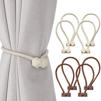 8 PCS Curtain Tiebacks, Drape Tie Backs, Decorative Drape Tie Backs Holdback Holder for Window Draperies
8 PCS Curtain Tiebacks, Drape Tie Backs, Decorative Drape Tie Backs Holdback Holder for Window Draperies