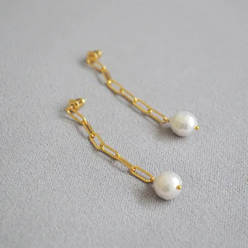 Timeless Wonder Chained Natural Pearl Drop Statment Earrings Women Jewelry Gothic Boho Designer Rare Top Trendy Runway Goth 3526
Timeless Wonder Chained Natural Pearl Drop Statment Earrings Women Jewelry Gothic Boho Designer Rare Top Trendy Runway Goth 3526
