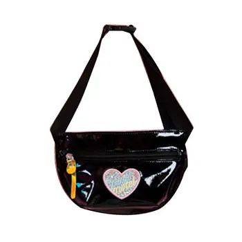Outdoor Women Cute Heart Embroidery Patent Leather Chest Bag Waist Pack
Outdoor Women Cute Heart Embroidery Patent Leather Chest Bag Waist Pack