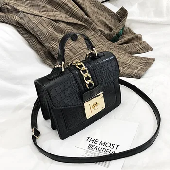 Fashion Alligator Women Shoulder Bags Designer Chains Handbags Luxury Pu Leatehr Crossbody Bag Small Envelope Flap Famale Purses 
Fashion Alligator Women Shoulder Bags Designer Chains Handbags Luxury Pu Leatehr Crossbody Bag Small Envelope Flap Famale Purses