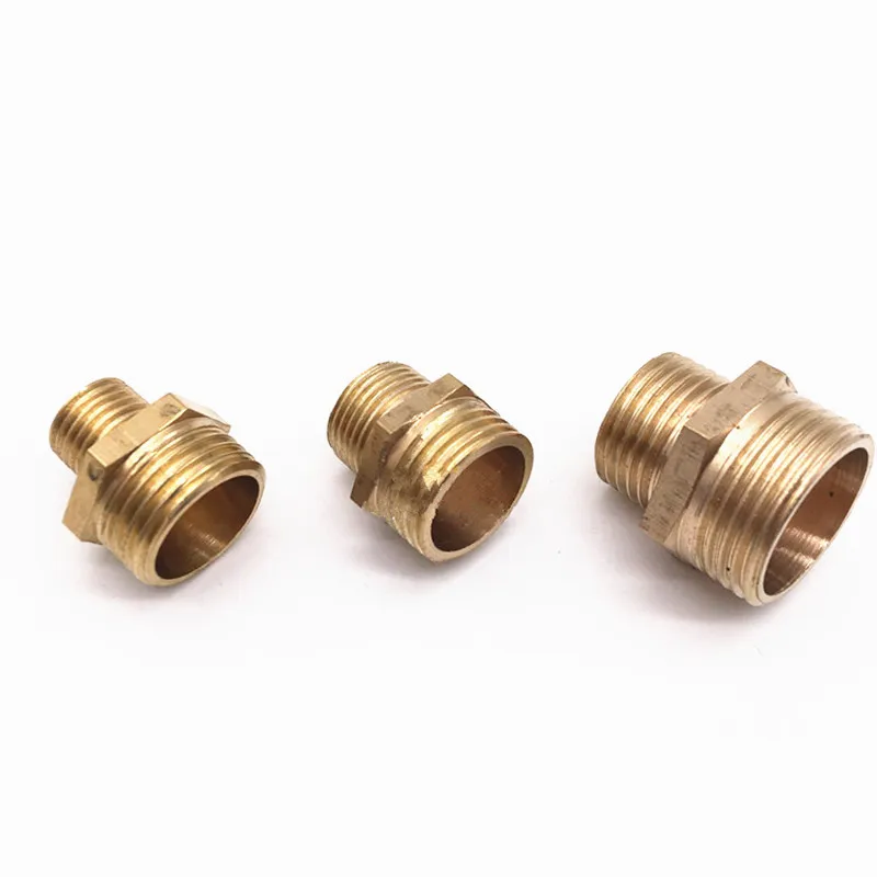 1/8" 1/4" 3/8" 1/2" 3/4" 1" BSP Male Thread Brass Pipe Fitting Variable diameter Hex Nipple Coupler Connector Adapter
1/8" 1/4" 3/8" 1/2" 3/4" 1" BSP Male Thread Brass Pipe Fitting Variable diameter Hex Nipple Coupler Connector Adapter
