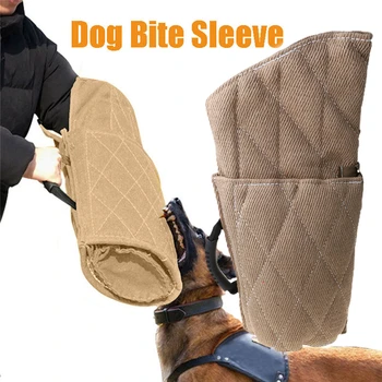 Thicken Puppy Bit Training Arm Sleeve Professional for Arm Protection Biting Pet Interactive Dog Biting Playing Pet Supplies C42