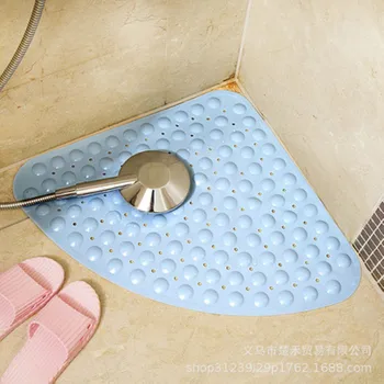 Fan-shaped PVC shower room mat bathroom anti-slip mat bath bathroom foot pad hotel toilet toilet pad bath mat
Fan-shaped PVC shower room mat bathroom anti-slip mat bath bathroom foot pad hotel toilet toilet pad bath mat