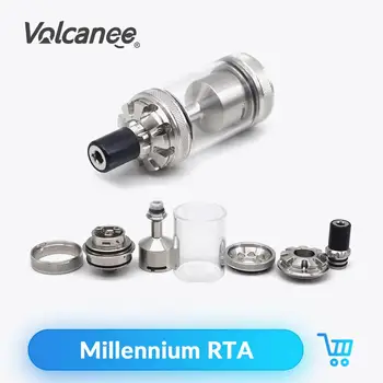 Volcanee Millennium Styled RTA Tank Atomizer 22mm 4ml Capacity 316SS Adjustable Airflow Control Vape Tank for 510 Thread Box Mod
Volcanee Millennium Styled RTA Tank Atomizer 22mm 4ml Capacity 316SS Adjustable Airflow Control Vape Tank for 510 Thread Box Mod