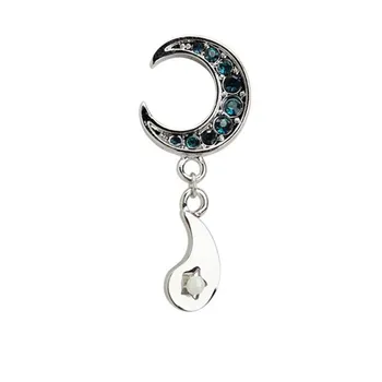 1pair Fashion Jewelry Korean Silver Crystal moon circular Stud Earrings For Women Brincos Oorbellen Earrings Men
1pair Fashion Jewelry Korean Silver Crystal moon circular Stud Earrings For Women Brincos Oorbellen Earrings Men