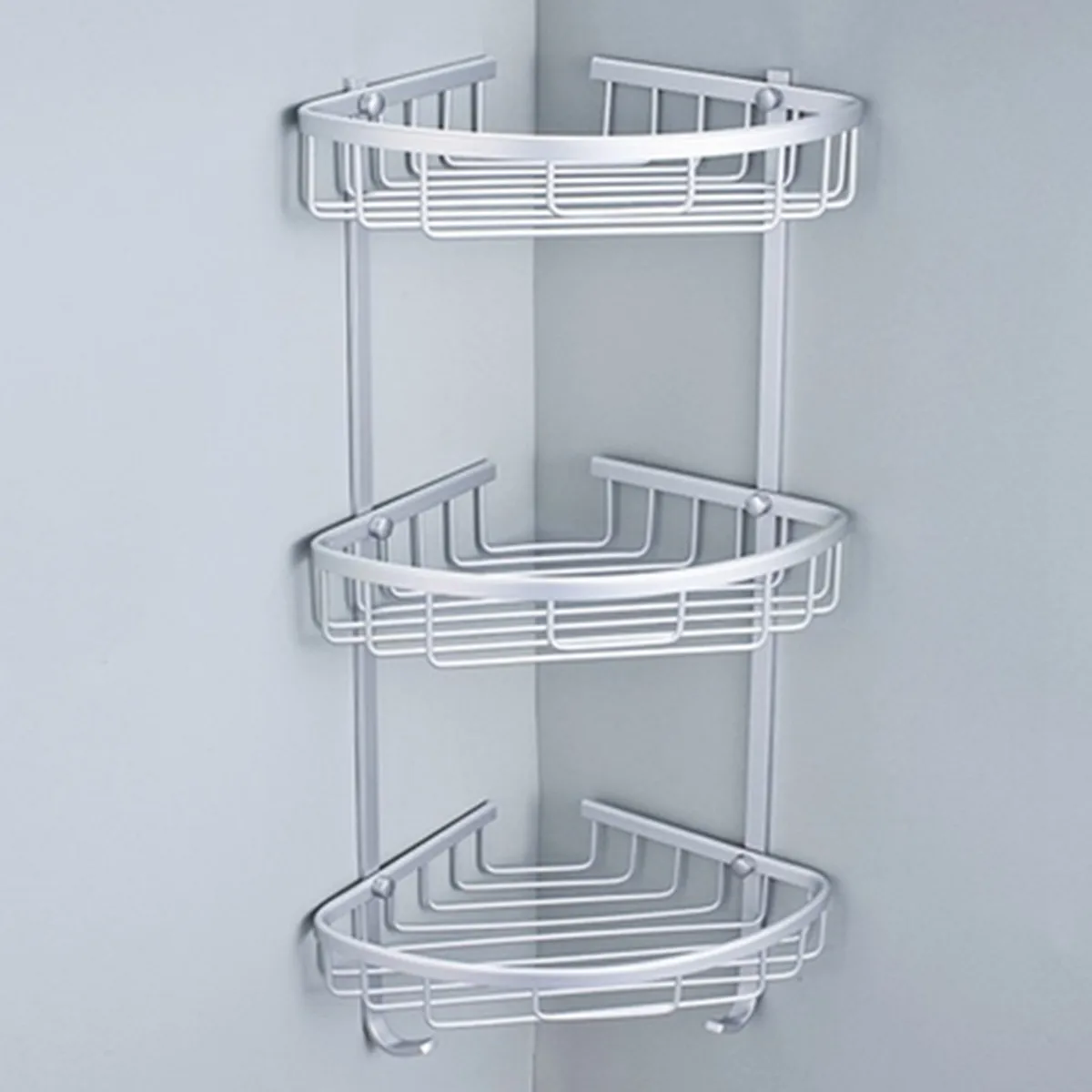 1/2/3 Layers Triangular Corner Organize Rack Shelves Basket Hanger Shampoo Organizer Shower Bathroom Shelf Kitchen | Обустройство
