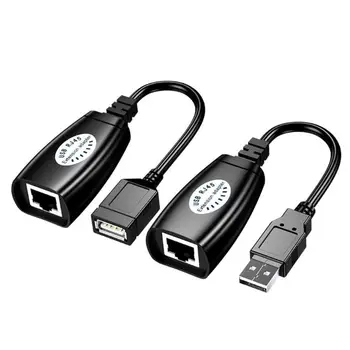 USB to RJ45 Extension Cable Network LAN Connector Ethernet Connector Line Adapter 50m Signal Amplifier Computer Accessories
USB to RJ45 Extension Cable Network LAN Connector Ethernet Connector Line Adapter 50m Signal Amplifier Computer Accessories