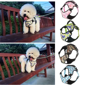 Cute Dog Cat Adjustable Harness For Dogs Reflective Strips Military NO PULL Chest Harness Handle Puppy Cat Small Dog Walking S-L
Cute Dog Cat Adjustable Harness For Dogs Reflective Strips Military NO PULL Chest Harness Handle Puppy Cat Small Dog Walking S-L