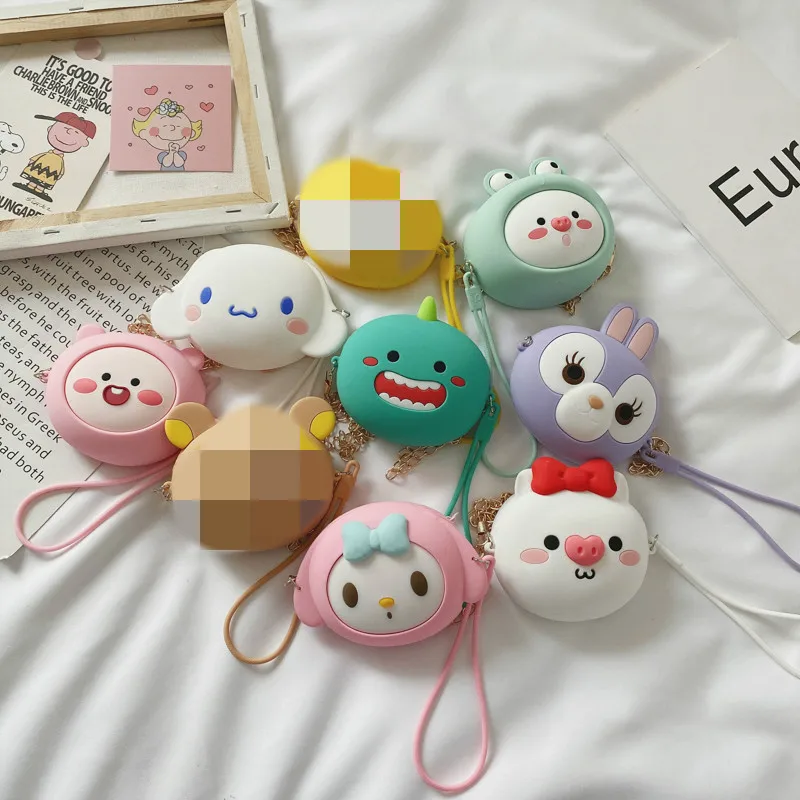 Popular Women's Bag New Style Female Coin Purse Cute Cartoon Soft Silicone Key Card Bag Kawaii Mini Portable Purse With Chain
Popular Women's Bag New Style Female Coin Purse Cute Cartoon Soft Silicone Key Card Bag Kawaii Mini Portable Purse With Chain