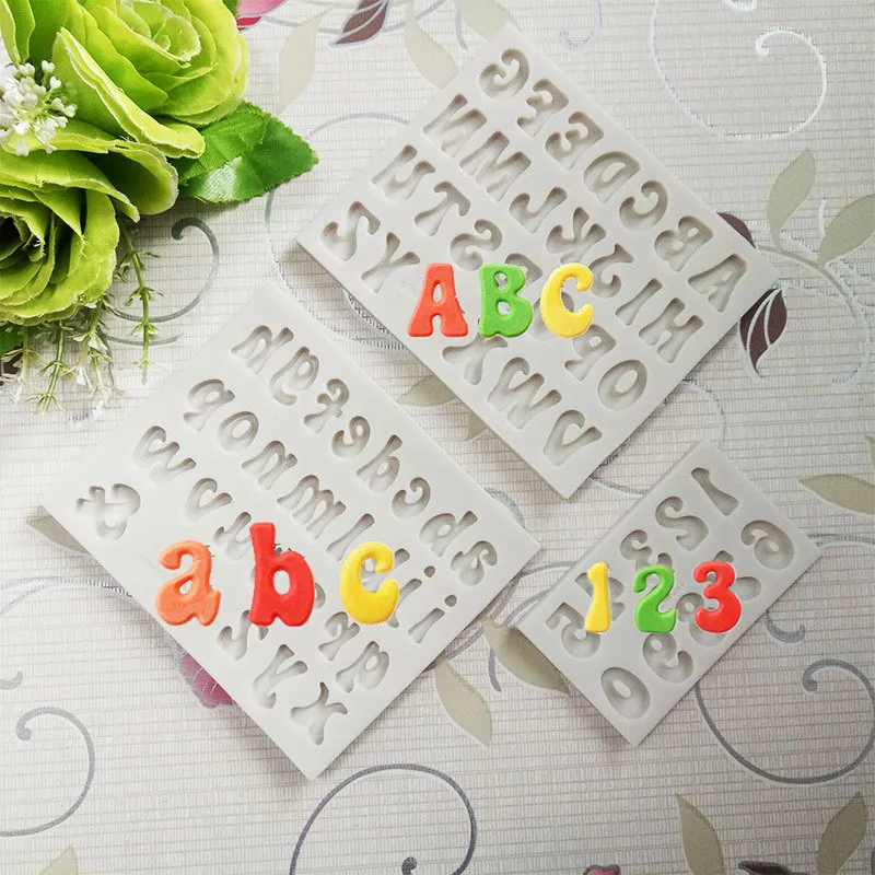 3D Silicone Cake Mold Lovely Letter Numbers Fondant Chocolate Mould DIY Handmade Cupcake Candies Cards For Care Decorating Tools
3D Silicone Cake Mold Lovely Letter Numbers Fondant Chocolate Mould DIY Handmade Cupcake Candies Cards For Care Decorating Tools
