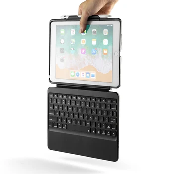 5.1 Bluetooth keyboard case for new iPad /iPad Pro/ Air 2 9.7 inch, Removable Design +Premium TPU case + 7 color backlit
5.1 Bluetooth keyboard case for new iPad /iPad Pro/ Air 2 9.7 inch, Removable Design +Premium TPU case + 7 color backlit